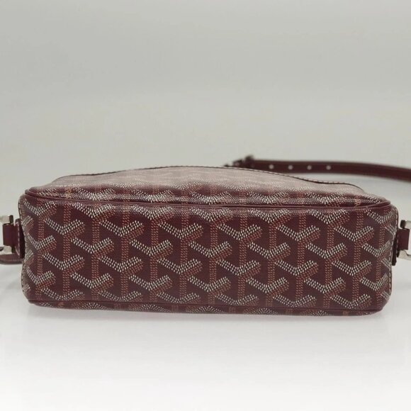 GOYARD Herringbone Cup Vert PM Shoulder Bag PVC Red - Picture 9 of 16